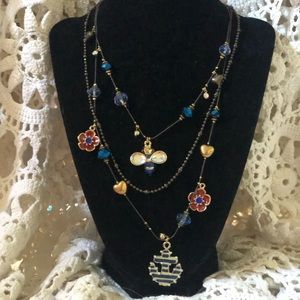 NWT Vintage Naitical Necklace & Earrings